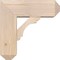 Ekena Millwork Olympic Craftsman Smooth Bracket w/ Offset Brace, Douglas Fir, 7 1/2"W x 20"D x 20"H BKT0806X20X20OLY04SDF - alternate 4